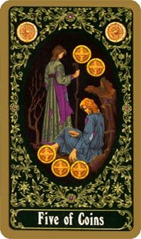 five-pentacles